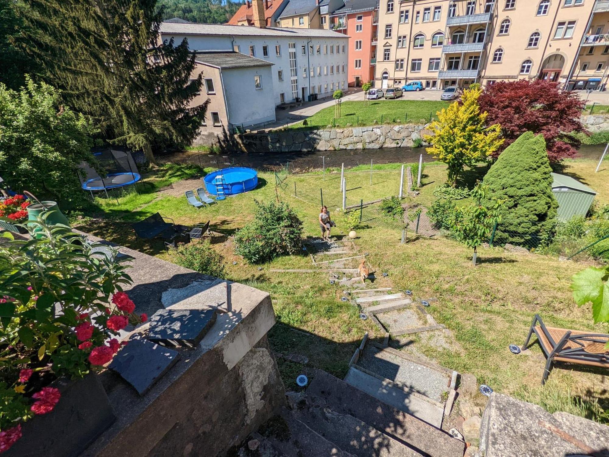 Hw3 - Urlaubsmagie - Helle, Grosse Wohnung Mit Pool Зебниц Екстериор снимка