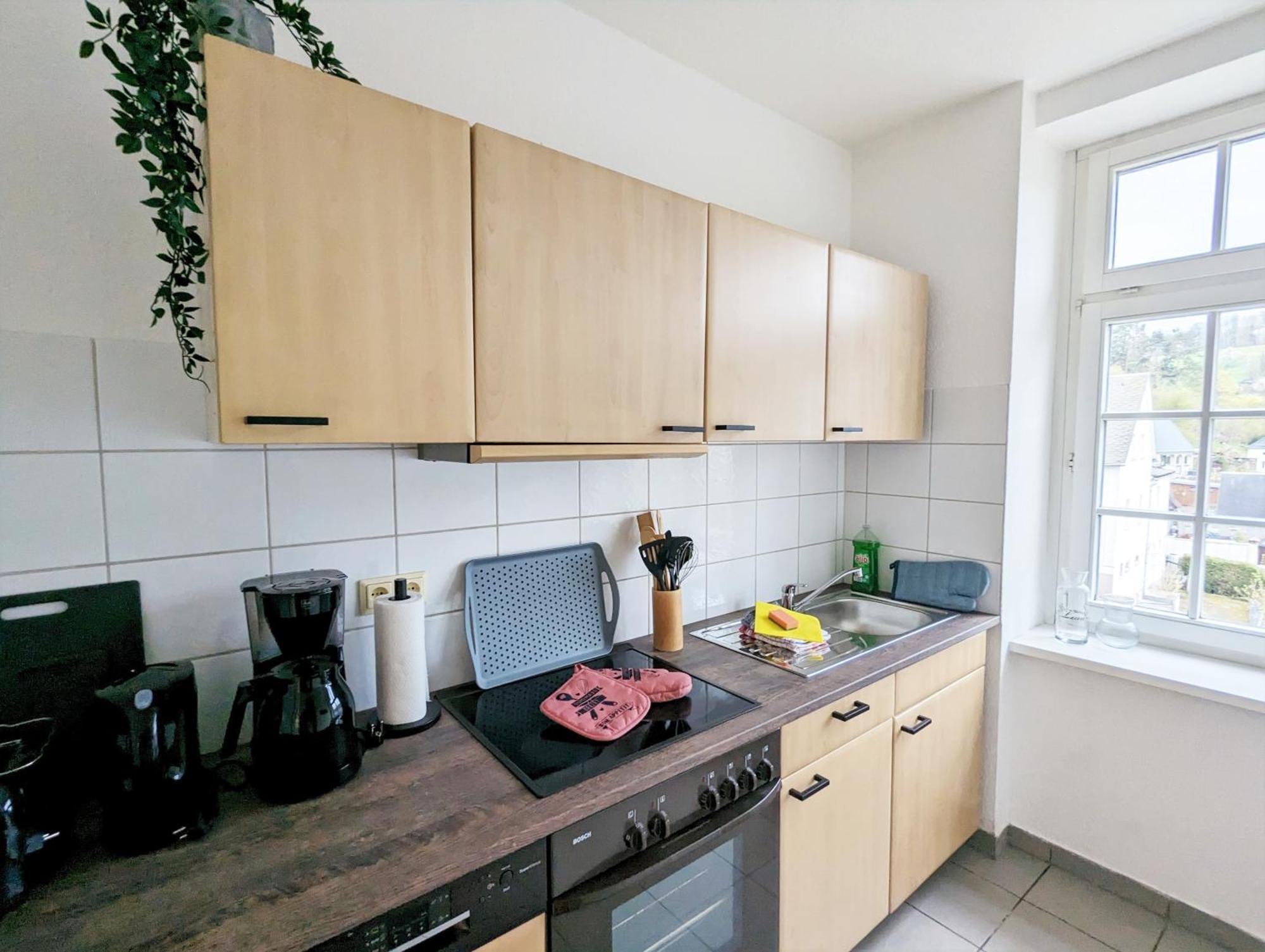 Hw3 - Urlaubsmagie - Helle, Grosse Wohnung Mit Pool Зебниц Екстериор снимка